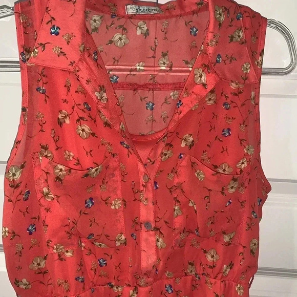 *EUC* Freebird bohemian button dress 19' p2p - Picture 2 of 5